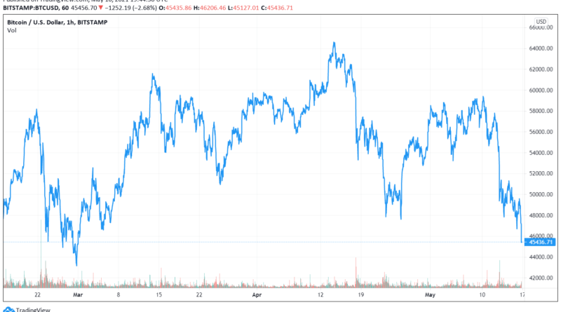 Bitcoin rutscht unter 46.000 US-Dollar: Institutionen kaufen trotzdem weiter