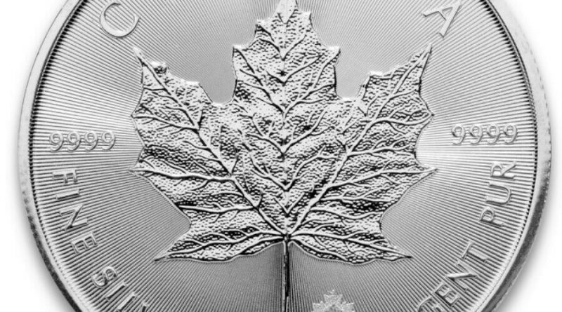 1 oz. Feinsilber 999.9 Kanada -5 CAD- ***Maple Leaf*** 2021 – stgl./BU