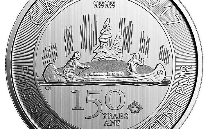 1 oz. Feinsilber 999.9 Kanada ***150 Jahre Voyageur 2017*** stgl. in Münzkapsel