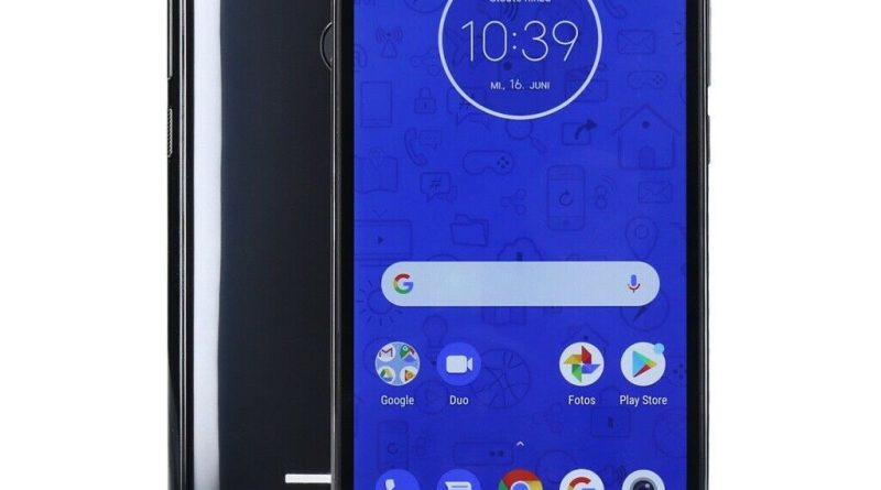 Motorola Moto E6 Play 32GB schwarz Smartphone geprüfte Gebrauchtware