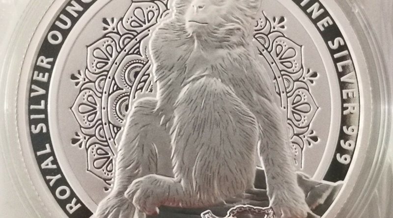 BERBERAFFE – Gibraltar 2020 – 1 Oz (Unze) Silber 999 – original verschweißt