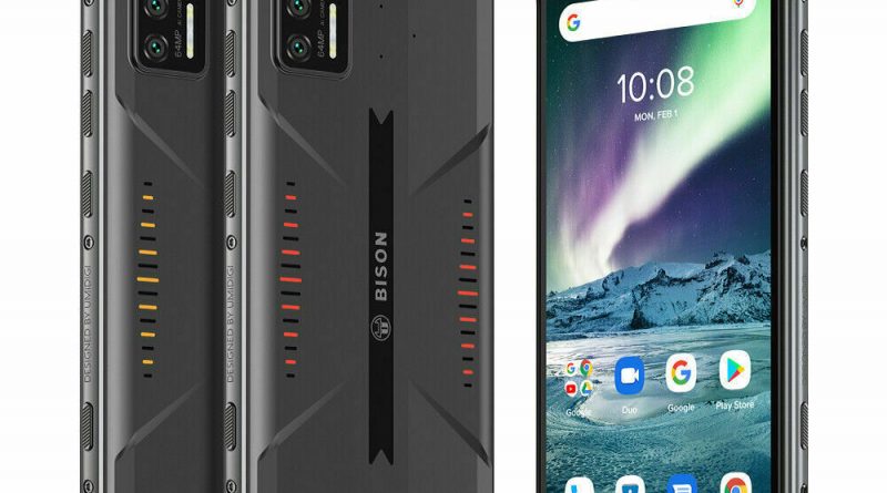 UMIDIGI BISON GT 8GB+128GB Outdoor Rugged Smartphone Ohne Vertrag Handy 6.67Zoll