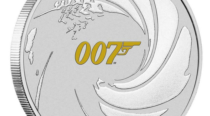 Tuvalu – 1 Dollar 2021 – James Bond 007™ – mit Farbe – 1 Oz Silber ST