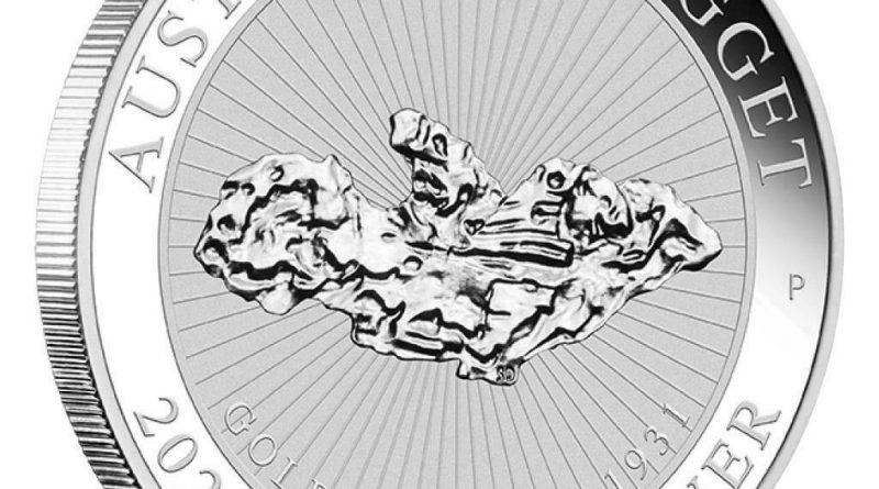 Australien 1 Dollar 2021 Australian Nugget Premium-Anlagemünze – 1 Oz Silber ST