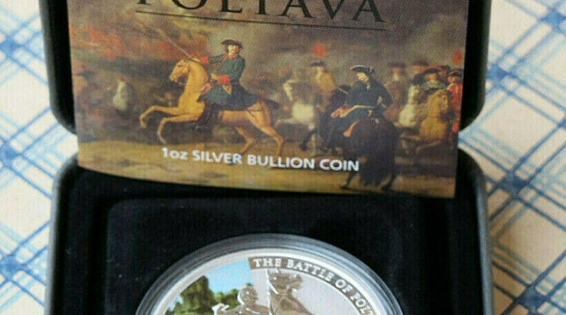Australien Perth Mint Silber 1 OZ Unze Silver Bullion Coin 300 Jah. Poltava 2009