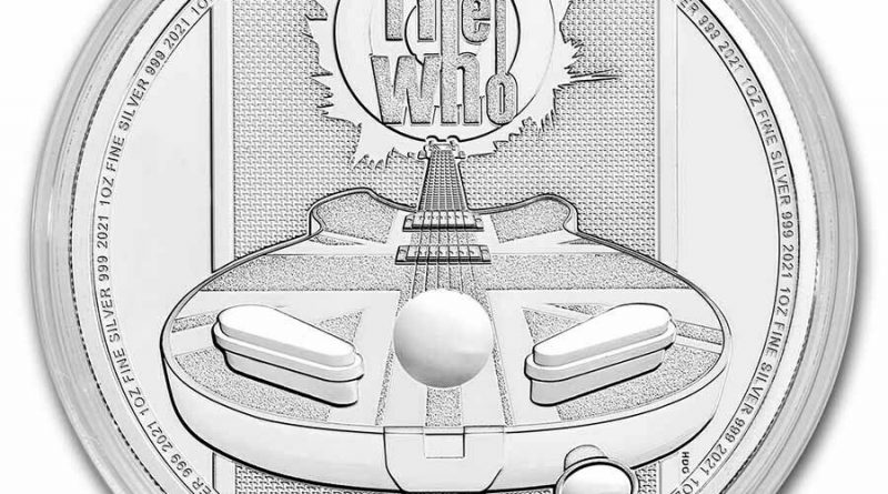 1 oz. Silber 999 -2 £- ***Music Legends IV – THE WHO*** 2021 stgl. in Münzkapsel