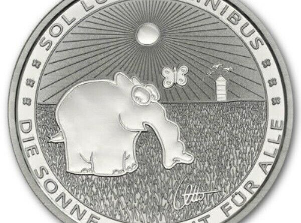 1 oz. Silber 999.9 Tuvalu Islands *OTTO WAALES OTTIFANT* 2021 stgl in Münzkapsel