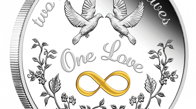 Australien – 1 Dollar 2020 – One Love – in Geschenkverpackung – 1 Oz Silber PP