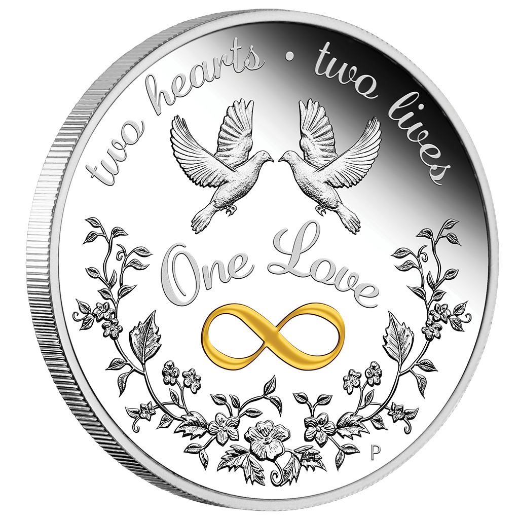 Australien – 1 Dollar 2020 – One Love – in Geschenkverpackung – 1 Oz Silber PP