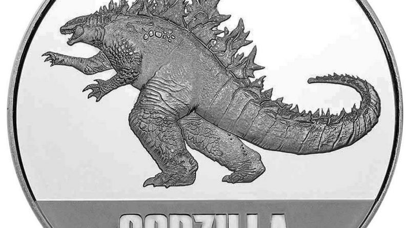 Niue – 2 Dollar 2021 – Godzilla™ – Premium-Anlagemünze – 1 Oz Silber ST