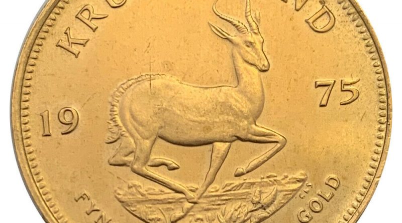 Goldmünze Krügerrand verschiedene Jahrgänge 1 oz mit Einkerbungen und Dellen