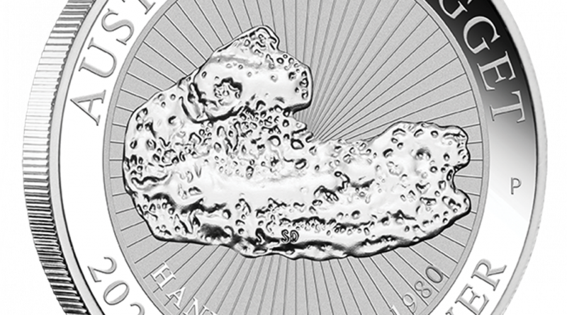 Australien 1 Dollar 2020 Australian Nugget Premium-Anlagemünze – 1 Oz Silber ST