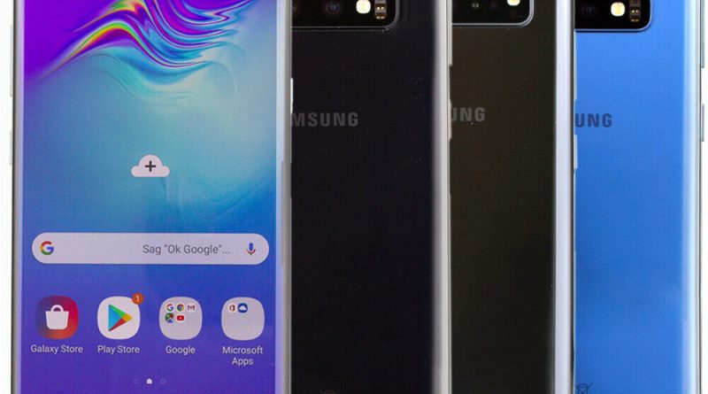 Samsung Galaxy S10+ Plus 128GB Dual Sim Smartphone Schwarz Weiß Weiß Top Zustand