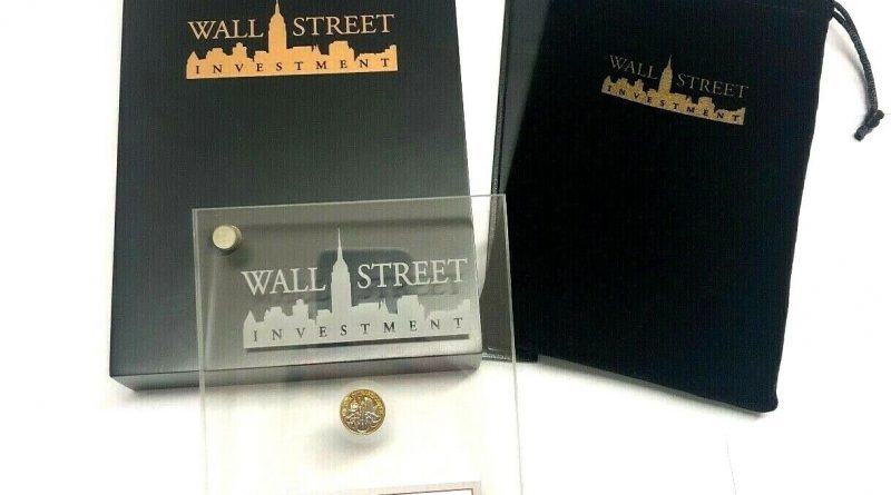 Österreich Wallstreet Investment Collection 1/10 oz Gold Platin Applikation 2008