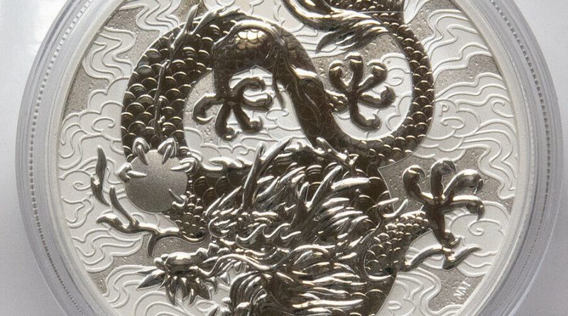 Australien 1 Dollar 2021 –  Drache*  1 Unze Silber