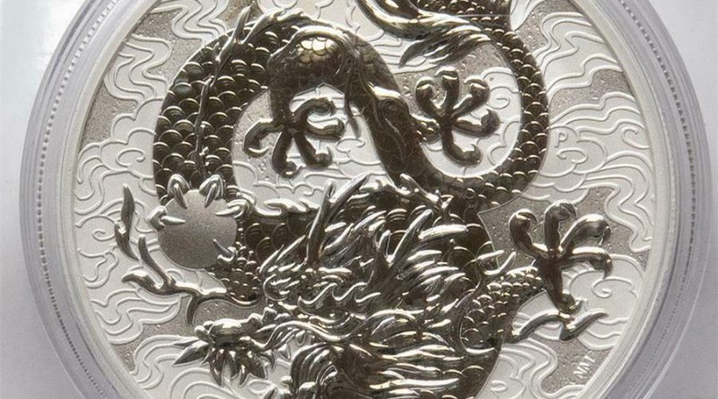Australien 1 Dollar 2021 –  Drache*  1 Unze Silber