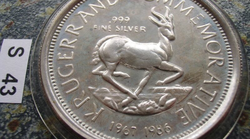 Krügerrand 1986 Südafrika 1 oz 1967 – 1986 Stefans Johannes Kruger unze Silber