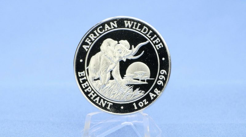 Somalia 100 Shillings African Wildlife 2009 Elephant  1 oz 999 Silber *unz*
