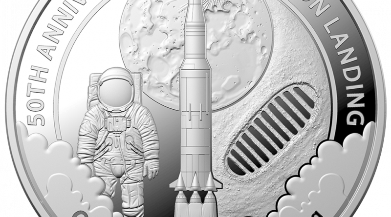 50 Jahre Mondlandung Australien 2019 1 Oz unze Silber 999 nur 25.000
