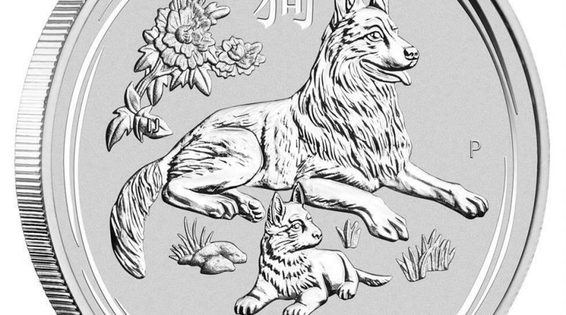 Australien – 1 Dollar 2018 – Jahr des Hundes – Lunar II. – 1 Oz Silber ST