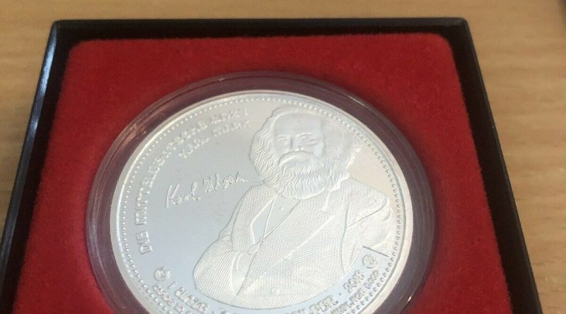 Mitteldeutsche Unze 2018 BU – 1 OZ Silber Karl Marx 2018