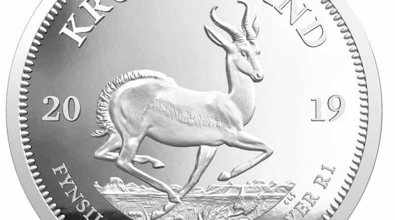 Südafrika – 2019 – Krügerrand – im Etui – 1 Oz Silber PP