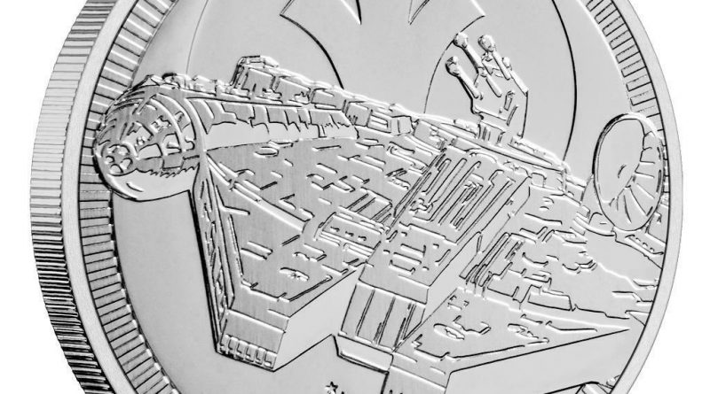 Niue 2 Dollar 2021 – Star Wars™ Millennium Falke™ – Anlagemünze – 1 Oz Silber ST