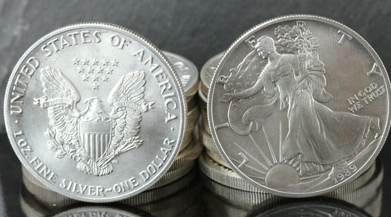 16 x 1 Oz Silber Silver Eagle 1 Unze 1989 – 2015 walking Liberty 999 Feinsilber