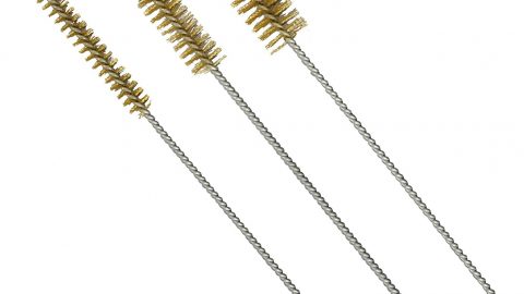 3 teiliges Set Rohrbürsten aus korrosionsbeständigem Messing 12,7 mm - 19 mm - 25 mm