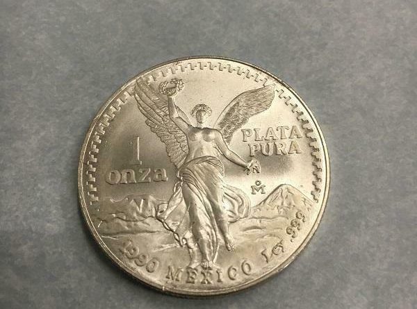 1 Onzas Mexiko Siegesgöttin 1 Unze Silber 1992 st