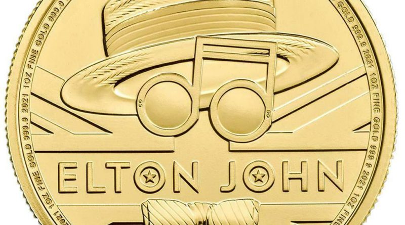 Großbritannien – 100 Pfund 2021 – Musiklegenden – Elton John (2.) – 1 Oz Gold ST