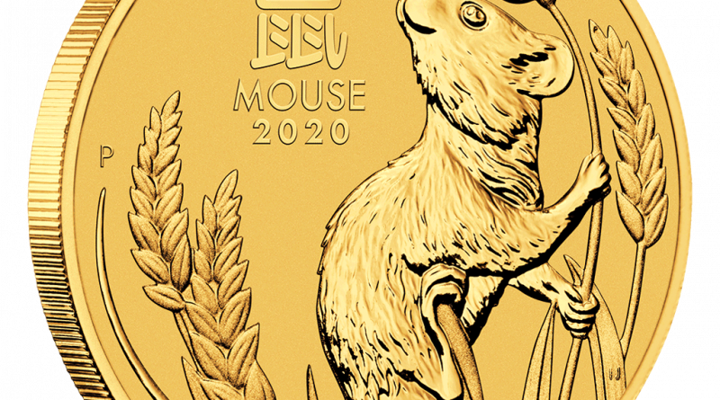 Australien 15 Dollar 2020 Jahr der Maus | Mouse (1.) Lunar III – 1/10 Oz Gold ST