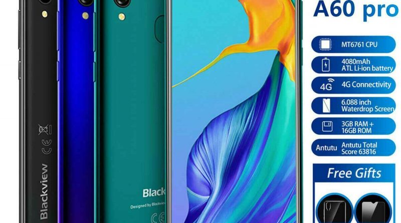 Blackview A60 Pro Android 9.0 3GB+16GB Smartphone Handy 6,1″ 4G Dual SIM 4080mAh