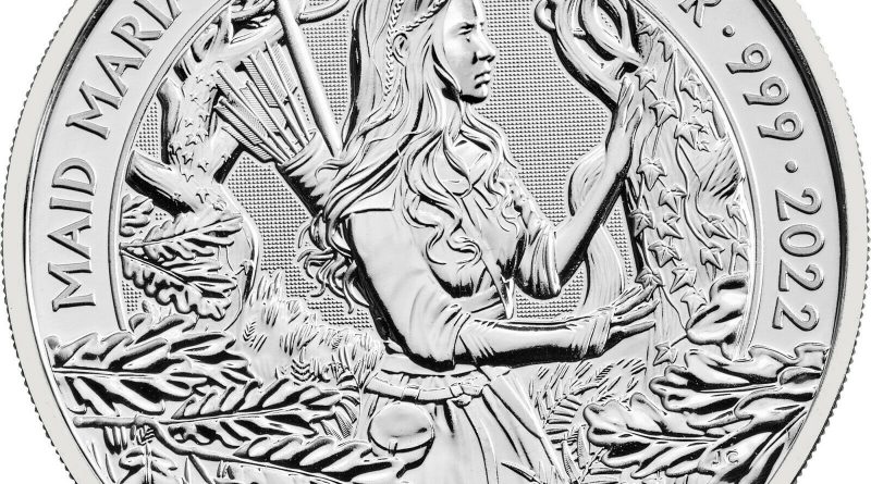 Maid Marian Myths & Legends 2021 1 OZ Unze Silber Silver Großbritannien