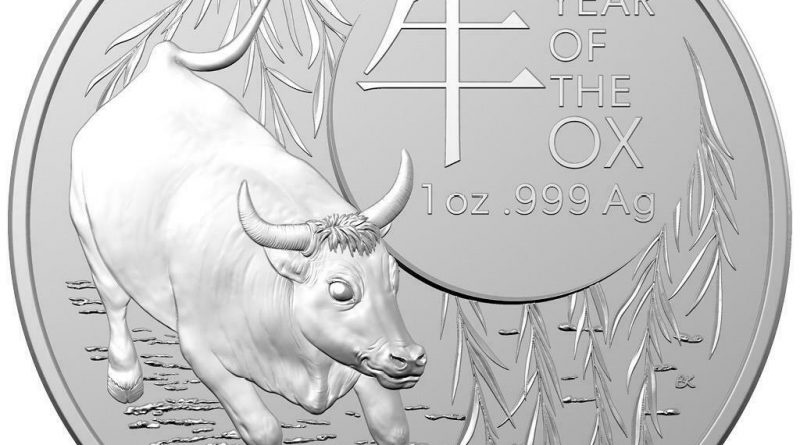 Australien 1 Dollar 2021 – Jahr des Ochsen Premium-Anlagemünze – 1 Oz Silber ST