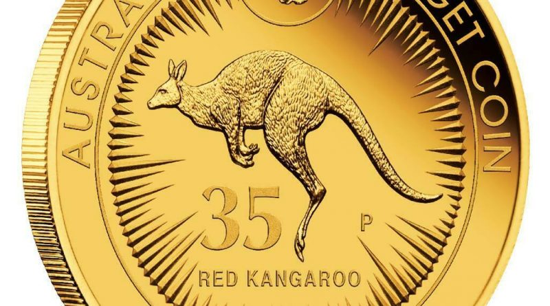 Australien – 100 Dollar 2021 – Känguru Nugget – 35. Jubiläum – 1 Oz Gold PP