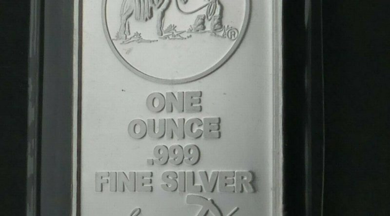 1 OZ 1 Unze Silber Silver Towne Mint  .999 Feingehalt Motivbarren  verschweißt