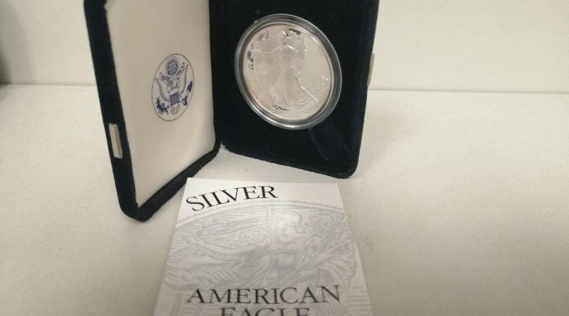 USA American Eagle Liberty 2001 999/1000 1 Unze 1 oz. Silbermünze mit Box u.Zert