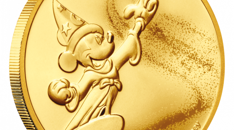 Niue – 250 Dollar 2019 – Disney™ – Mickey Fantasia (1.) – 1 Oz Gold ST