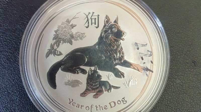 Australien Silber 1 UNZE 2018 Year of the Dog
