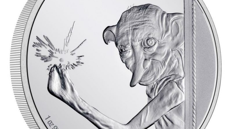 Niue Islands 2 Dollar Harry Potter – Dobby der Hauself  1 Unze Silber , 1 oz, 20