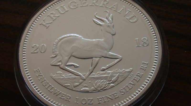 Südafrika Krügerrand 2018 PP 1 oz Unze Silber Springbock Anlage Polierte Platte