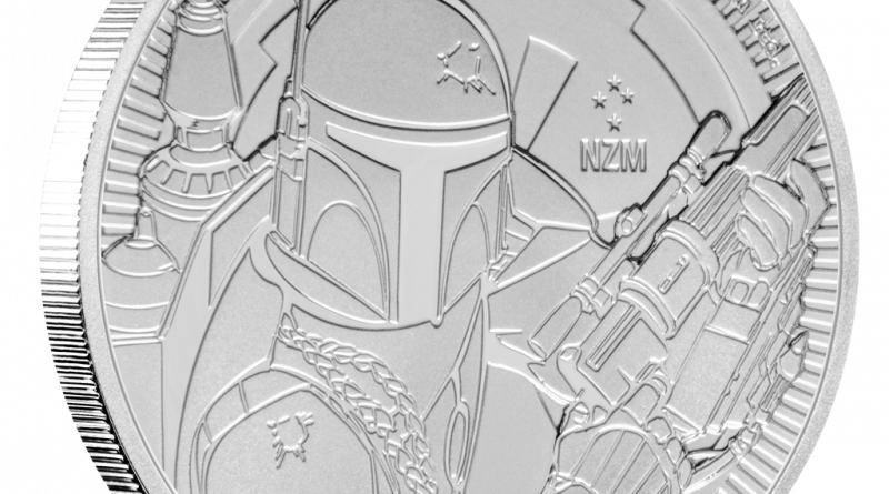 New Zealand Mint Star Wars Boba Fett 2020 Niue 2$ 1 oz Unze 999 Silbermünze