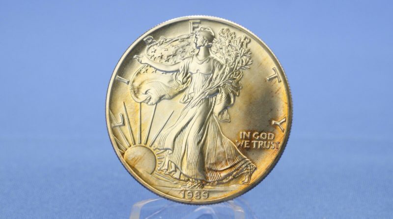 USA 1 $ Dollar American Eagle 1989 Silber 1 OZ / Unze 999 *ST BU*