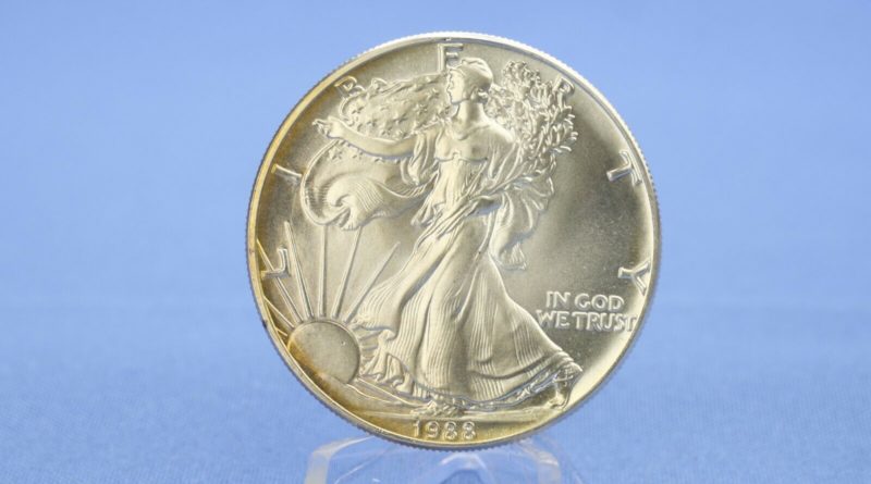 USA 1 $ Dollar American Eagle 1988 Silber 1 OZ / Unze 999 *ST / BU*