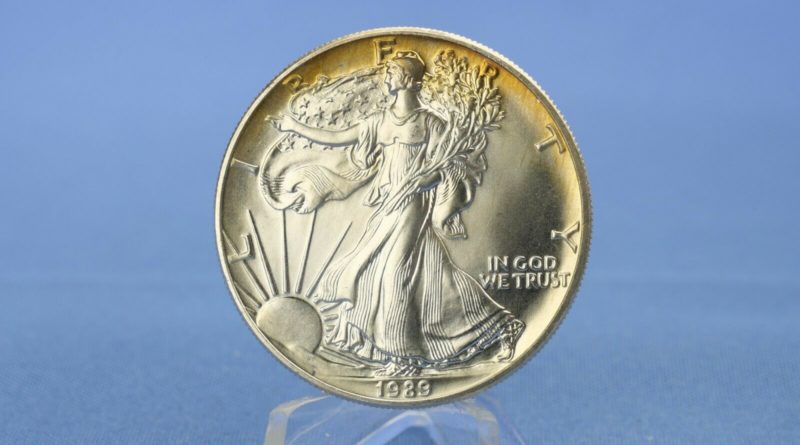 USA 1 $ Dollar American Eagle 1989 Silber 1 OZ / Unze 999 *ST BU*
