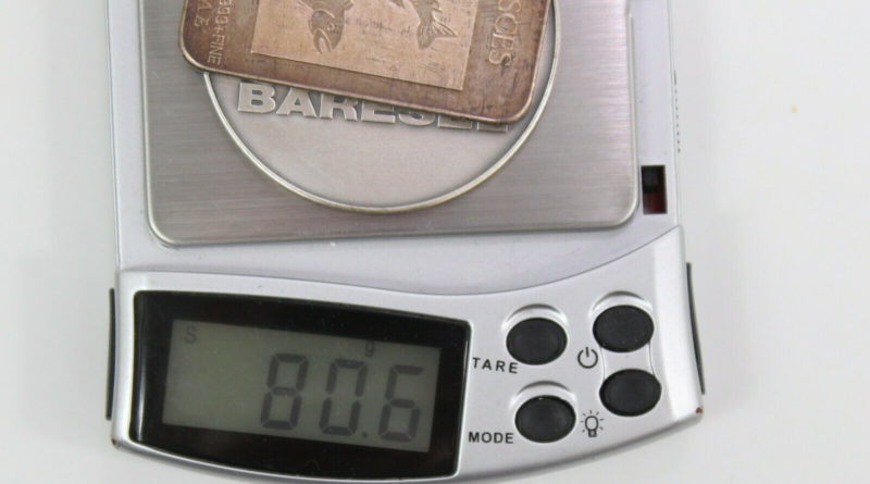 ca 80 gr 999 Silber : 1 Unze Fische NATIONAL 1x Medaille BARESEL 40 Jahre Treue