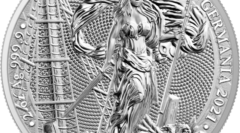 Germania 2021 Silber 2 OZ Unze Silver Argent 10 Mark im Blisterpack