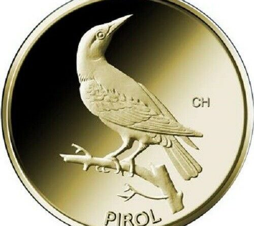 Deutschland 20 Euro 2017 Heimische Vögel Pirol (2.) Buchstabe A – 1/8 Oz Gold ST