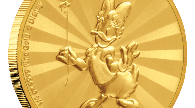 Niue 25 Dollar 2020 – Daisy Duck™ Mickey Mouse™ & Friends (4.) – 1/4 Oz Gold PP